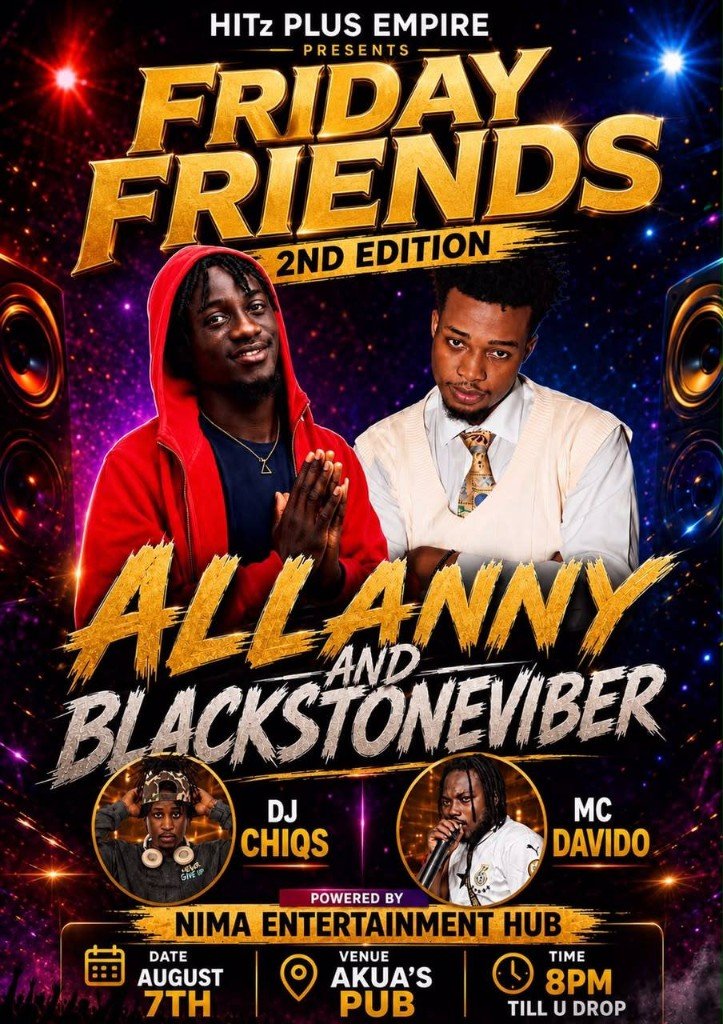 Friday Friends 2nd Edition flyer