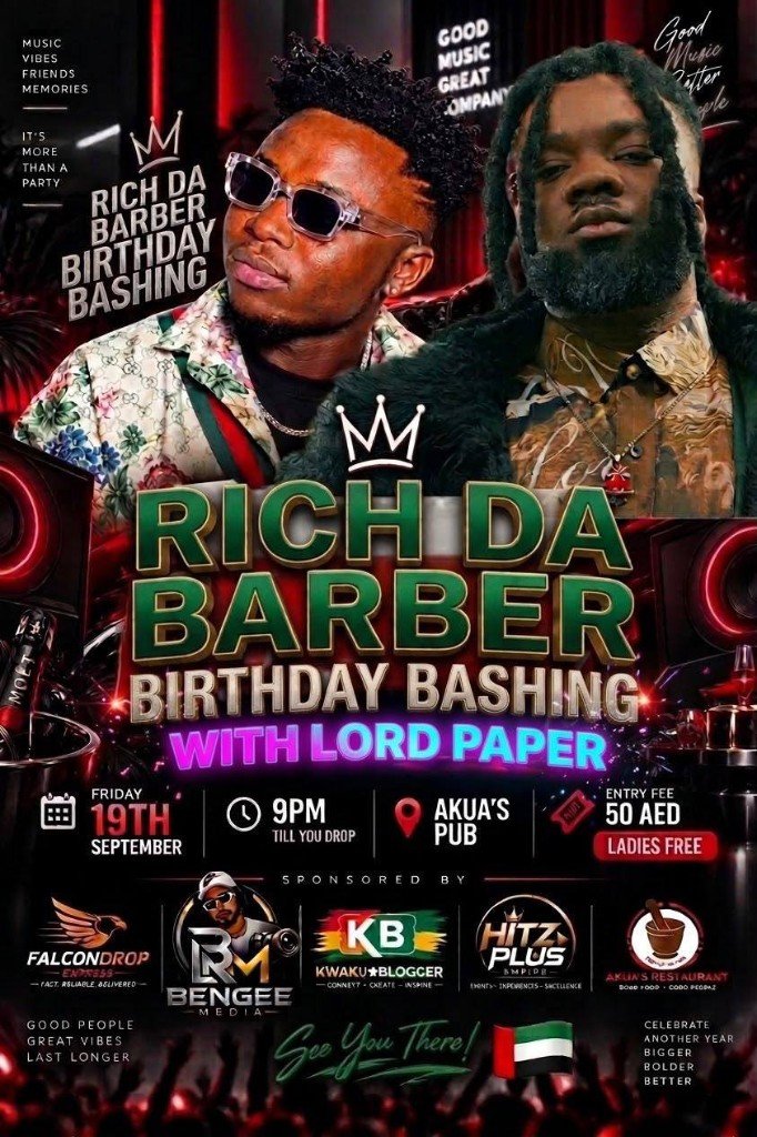 Rich Da Barber Birthday Bashing flyer